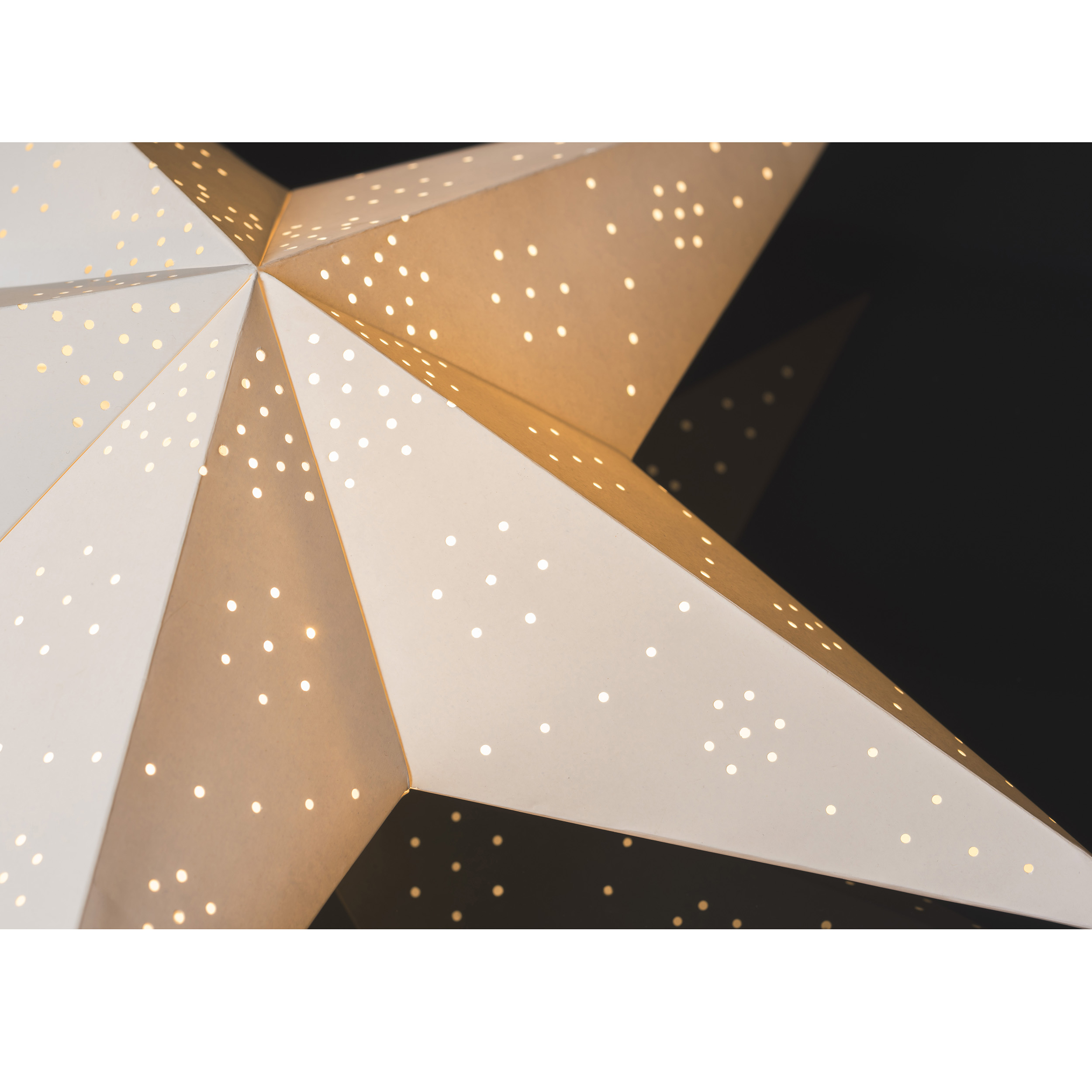 Adventsstjärna Gnosjö Konstsmide Vit Mässingsfot