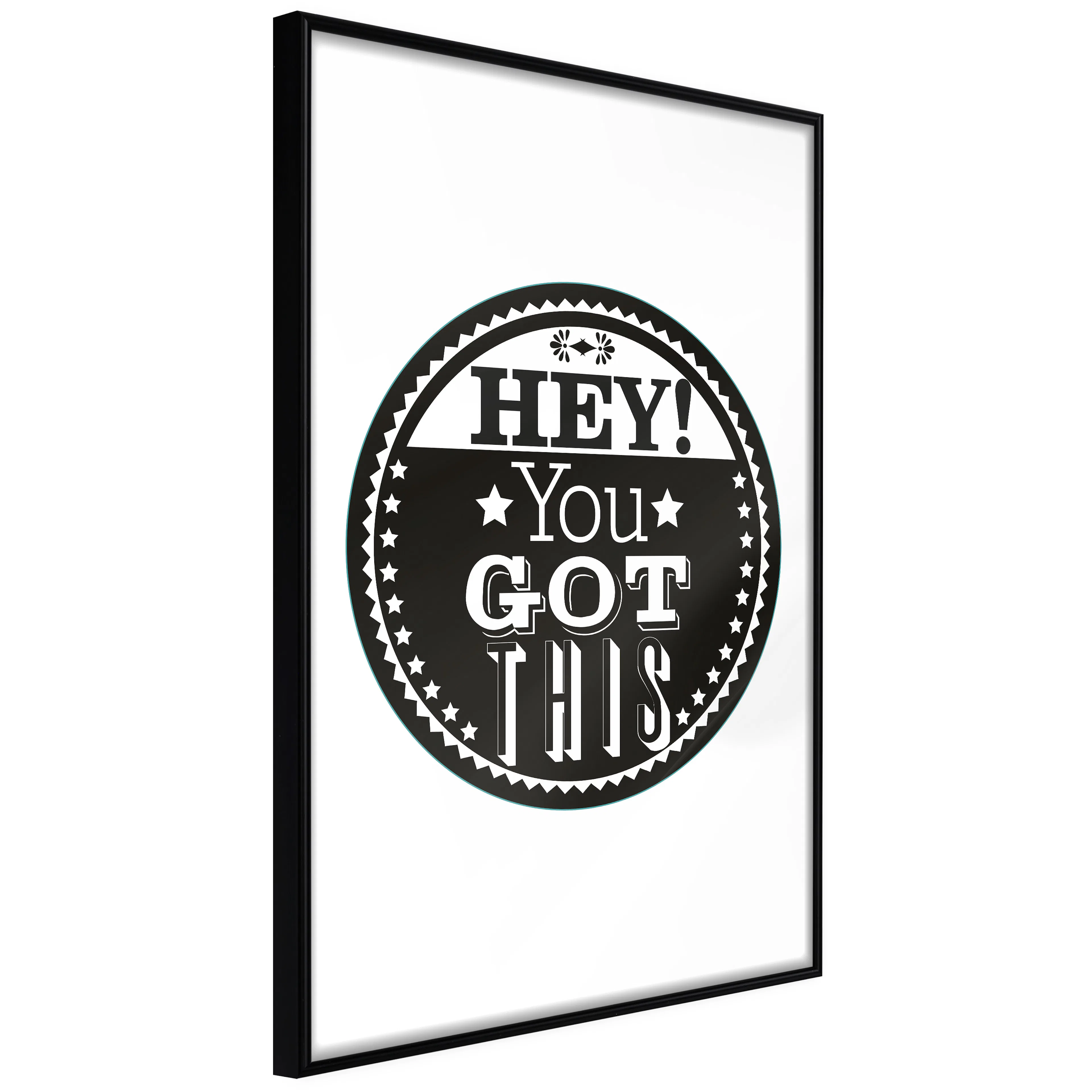 Affisch - Hey! You Got This [Poster] 20x30 Svart ram, 20x30 cm