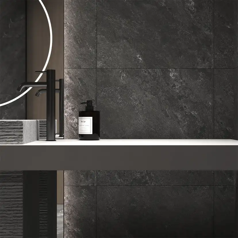 Klinker Tenfors Newport Graphite Marmor Matt 60x60