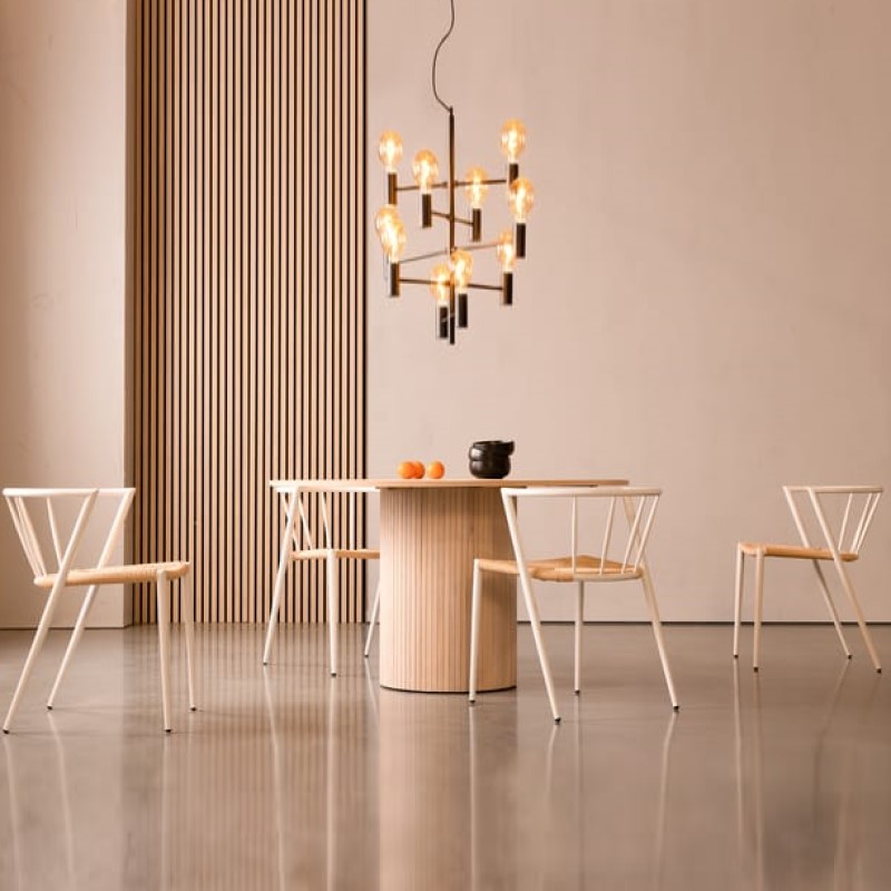 Matbord In Living Kopparbo Ø130 cm