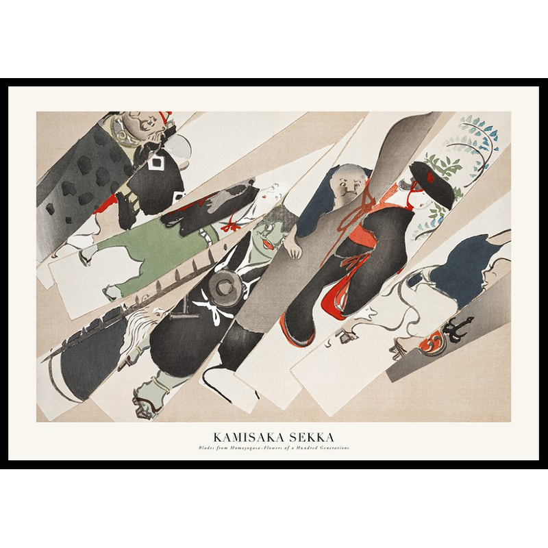 Poster Gallerix Blades From Momoyogusa–Flowers Of A Hundred Generations By Kamisaka Sekka