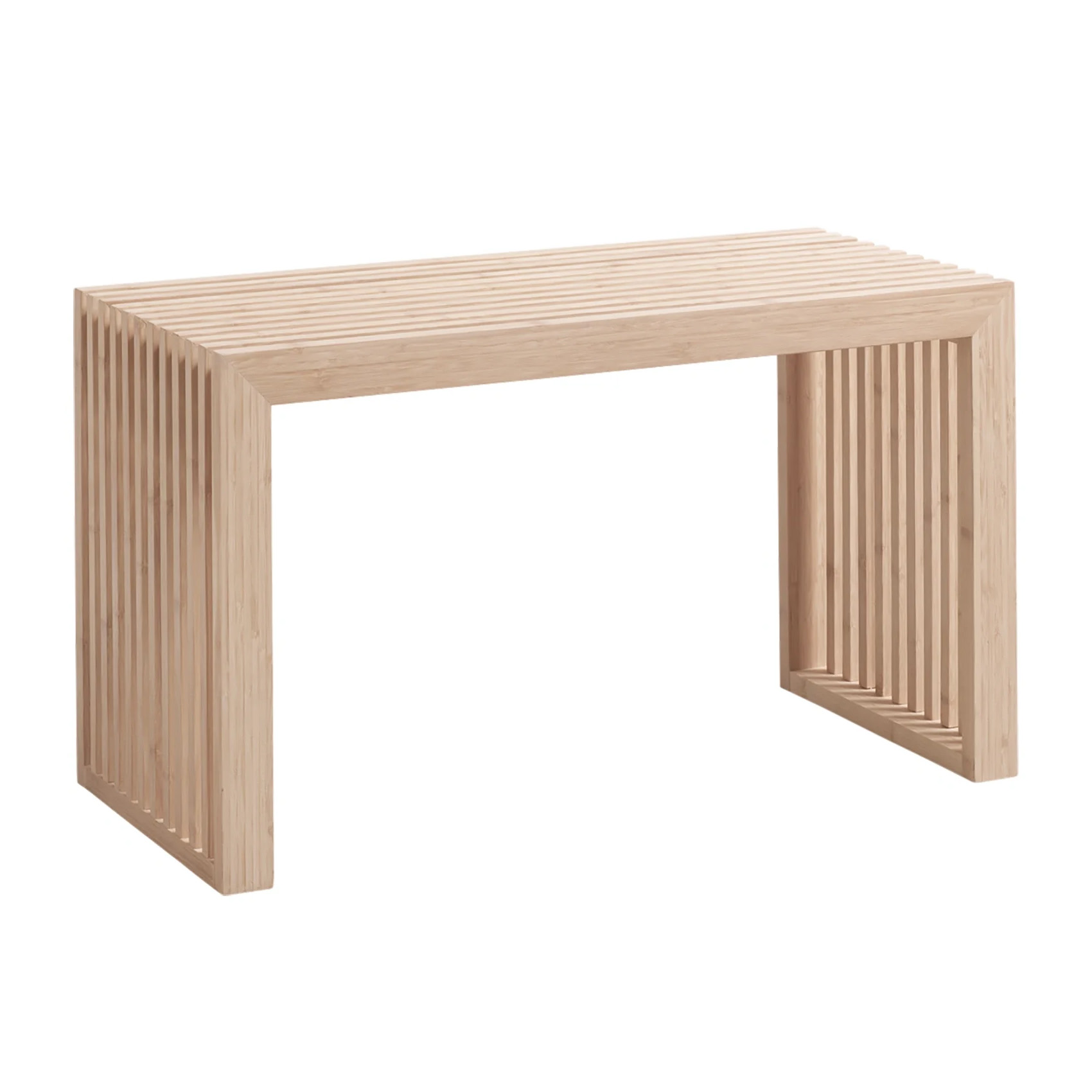 Bänk Cinas Rib Bambu 2-sits