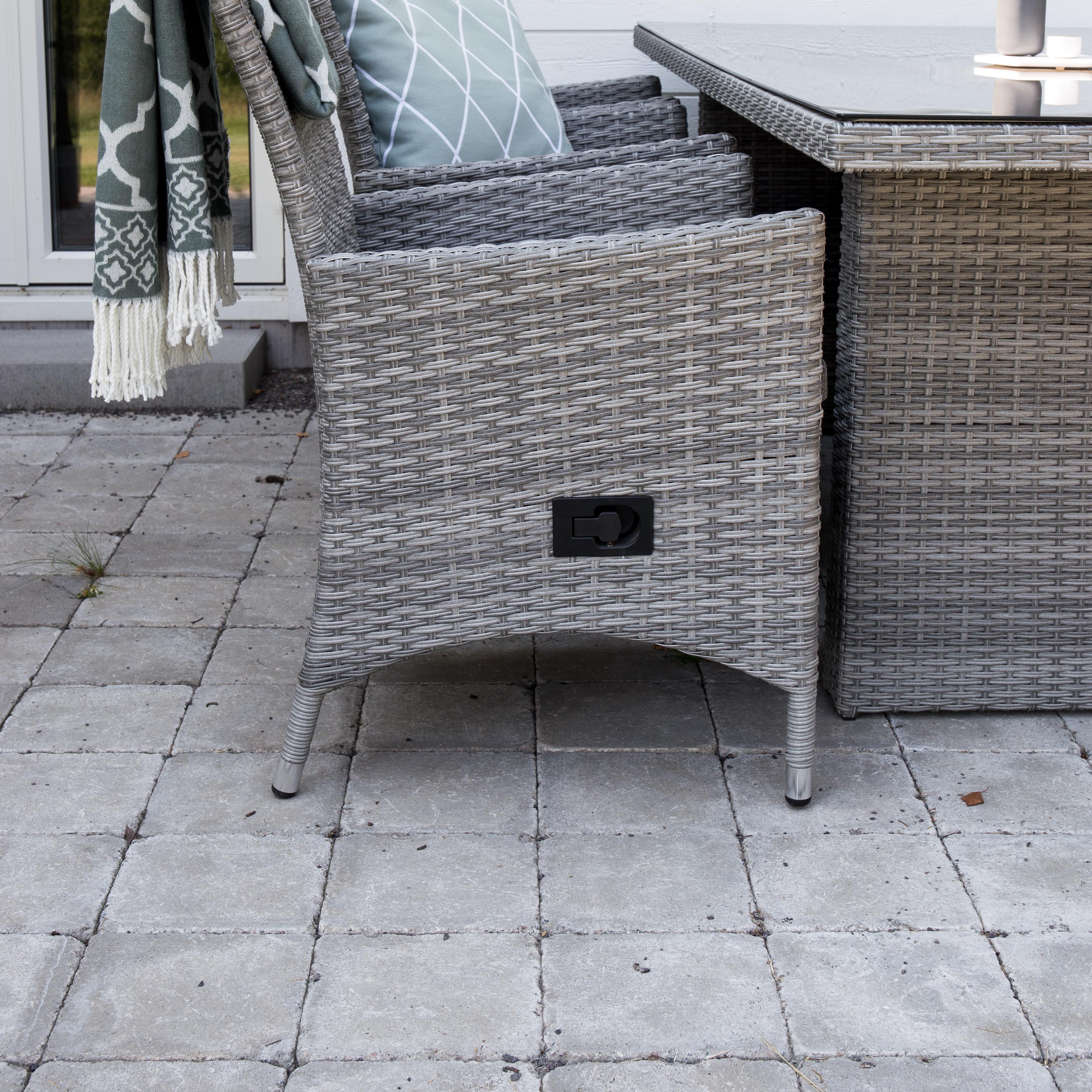 Matgrupp Venture Home Pishi 200 med 6 Pishi Stolar