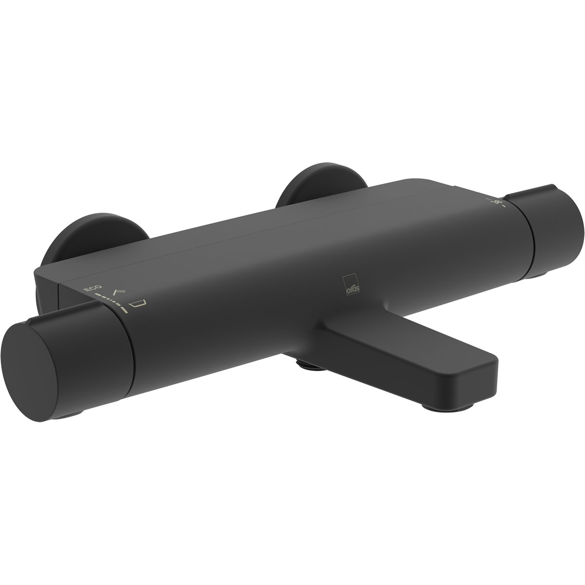 Oras Optima Style Dusch- och badkarsblandare 7140N-33 c/c Mått: 150 mm, Mattsvart