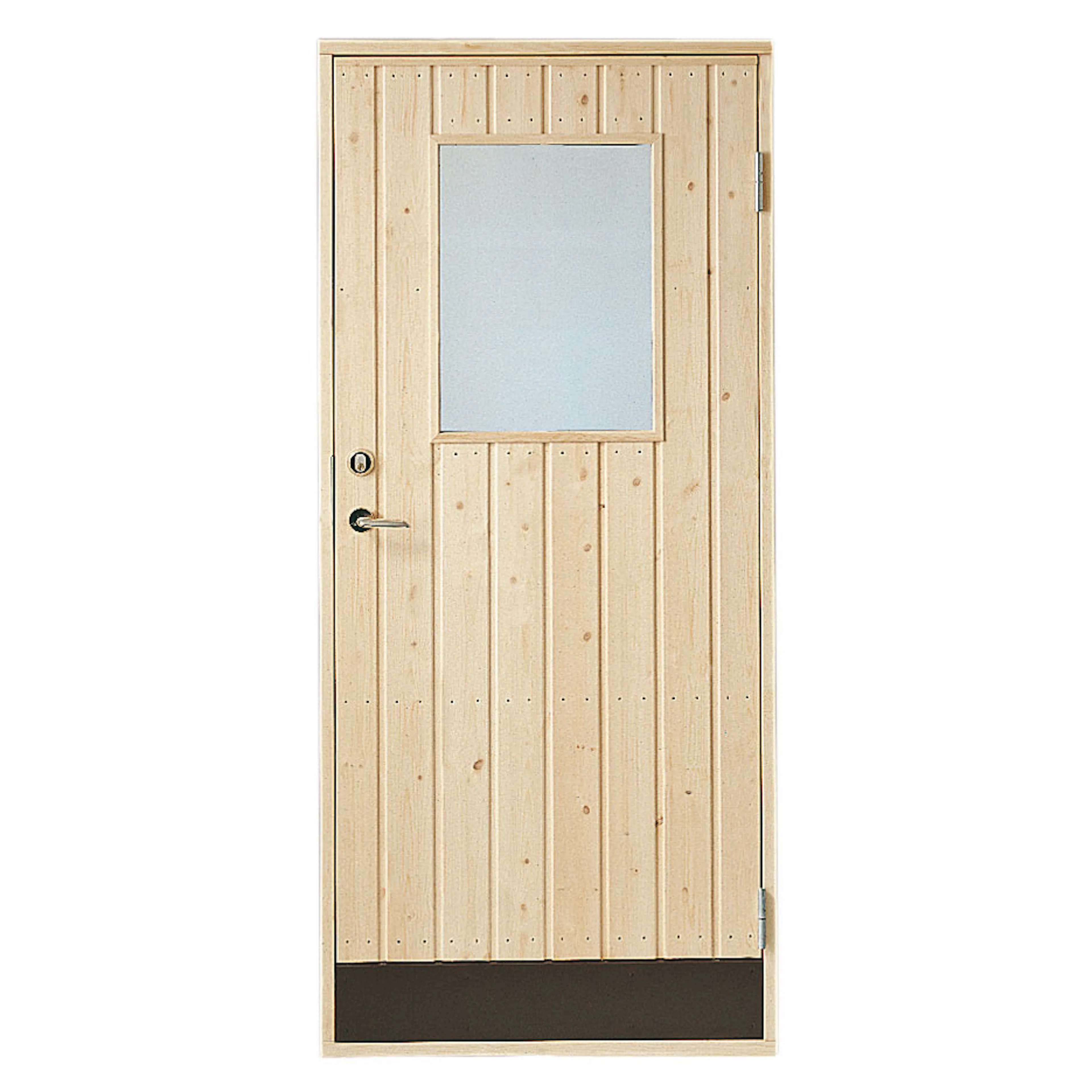 Dörr 10 09x20 RG-H Rak,glas,höger BxH: 90x200 cm, Höger
