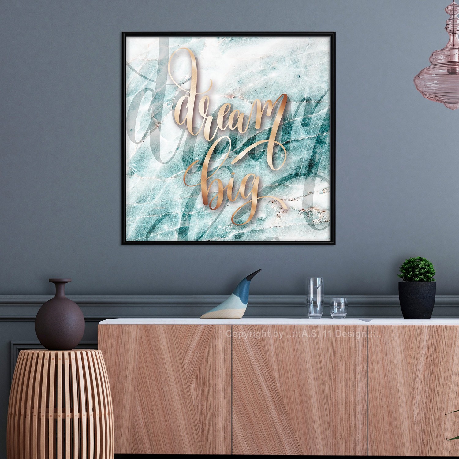 Poster Artgeist Affisch Dream Big