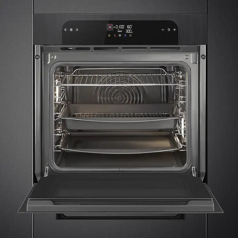 Termoventilerad Ugn Smeg SOP6202TB med Airfry-funktion Svart 60 cm