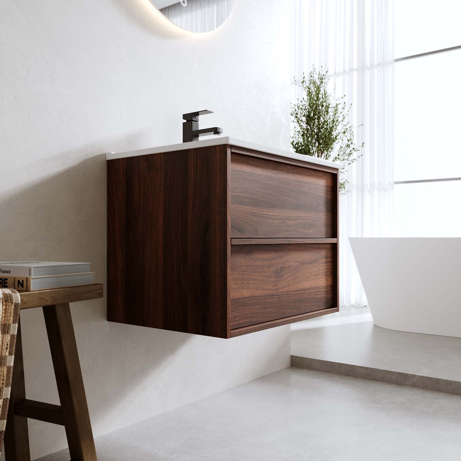 Tvättställsskåp Bathlife Charm med Tvättställ