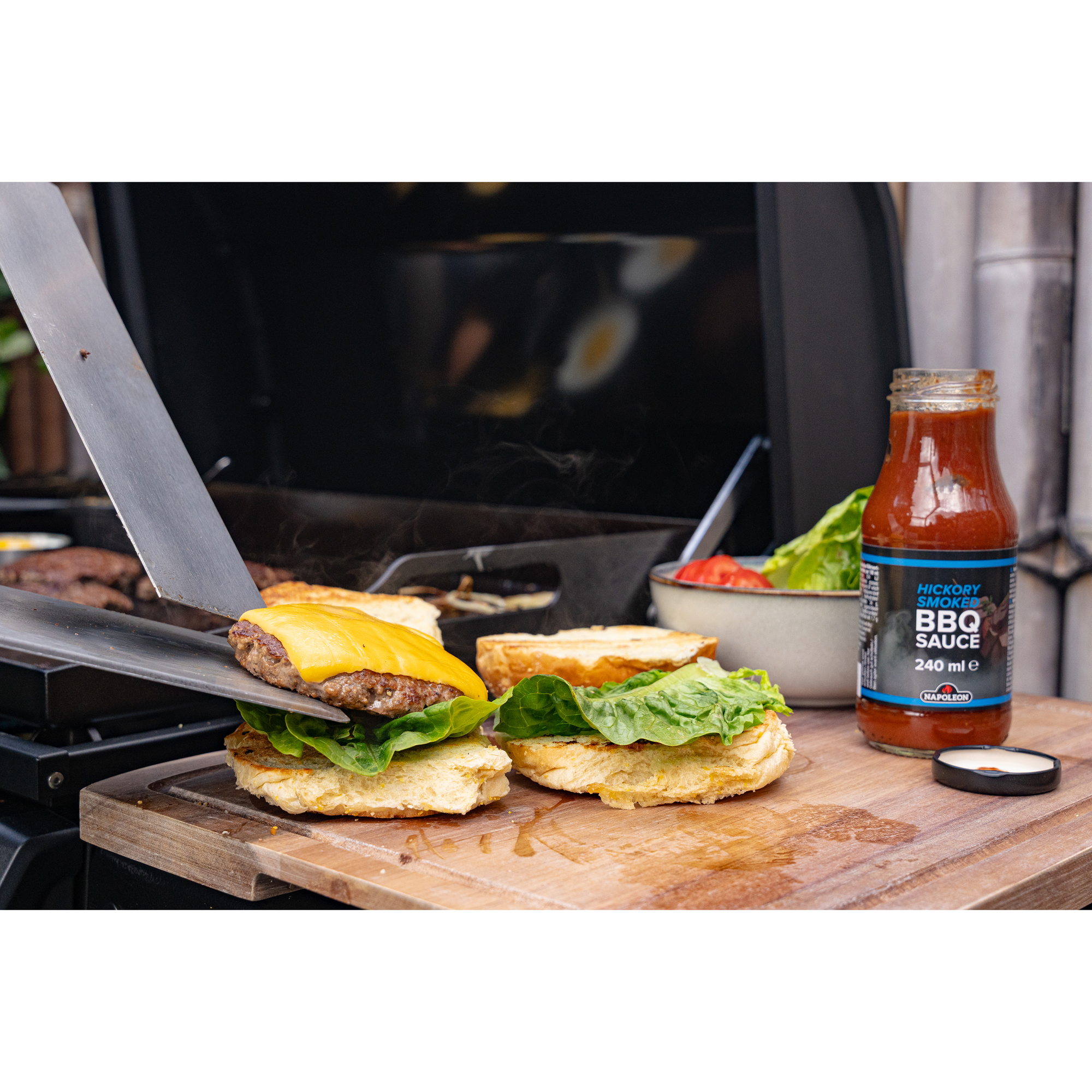 Gasolgrill Napoleon Freestyle Plancha Med Rostfri Stekplatta