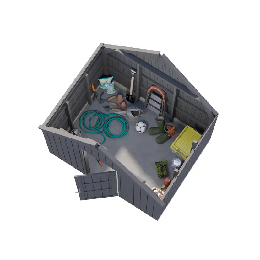 Förråd Palmako Emilia 4,4 m² (inv 4,0 m²)