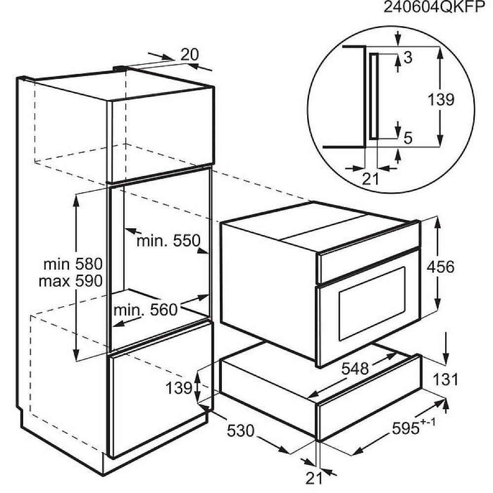 Förvaringslåda AEG OS7K10B 