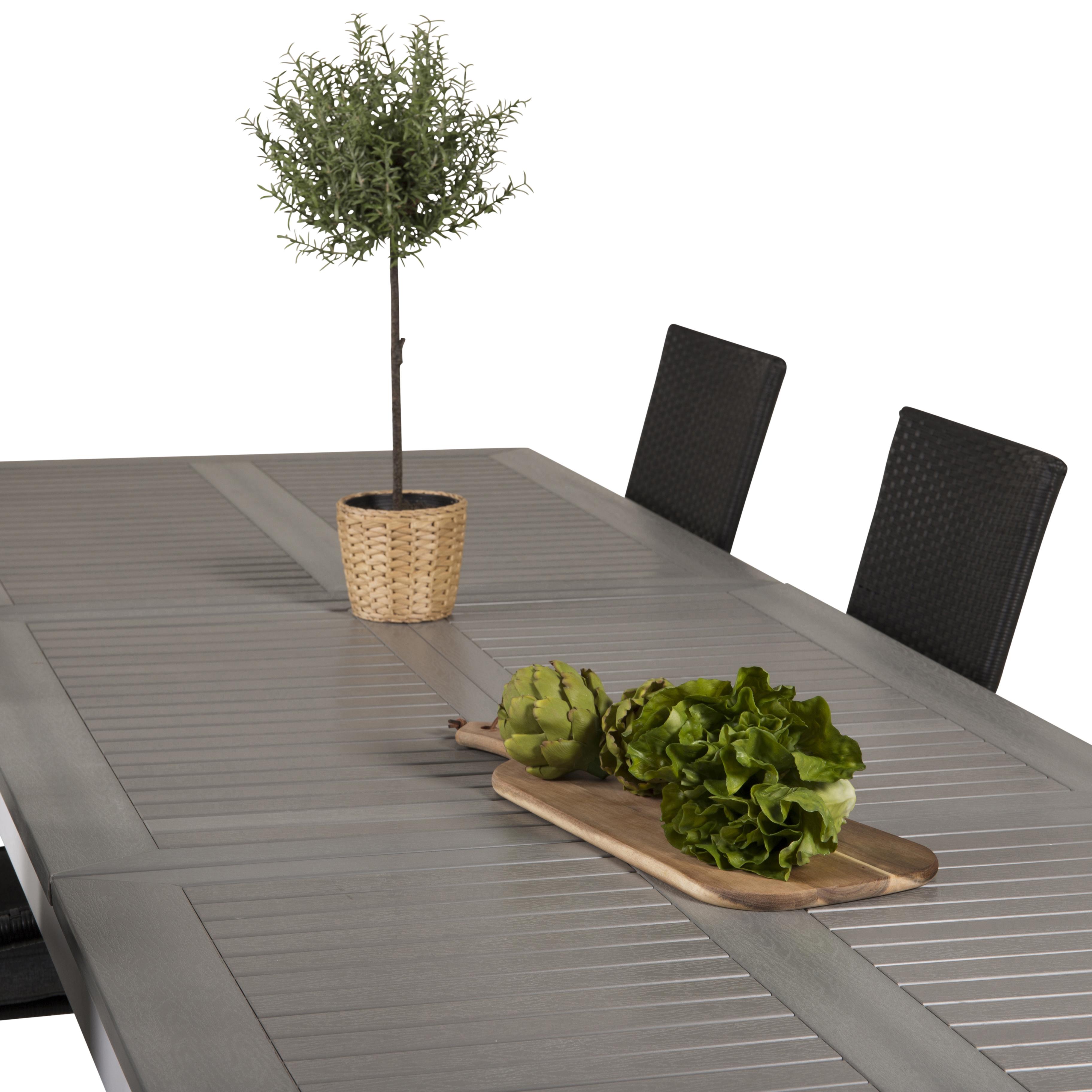 Matgrupp Venture Home Aleyna 224/324 med 8 Asta Stolar
