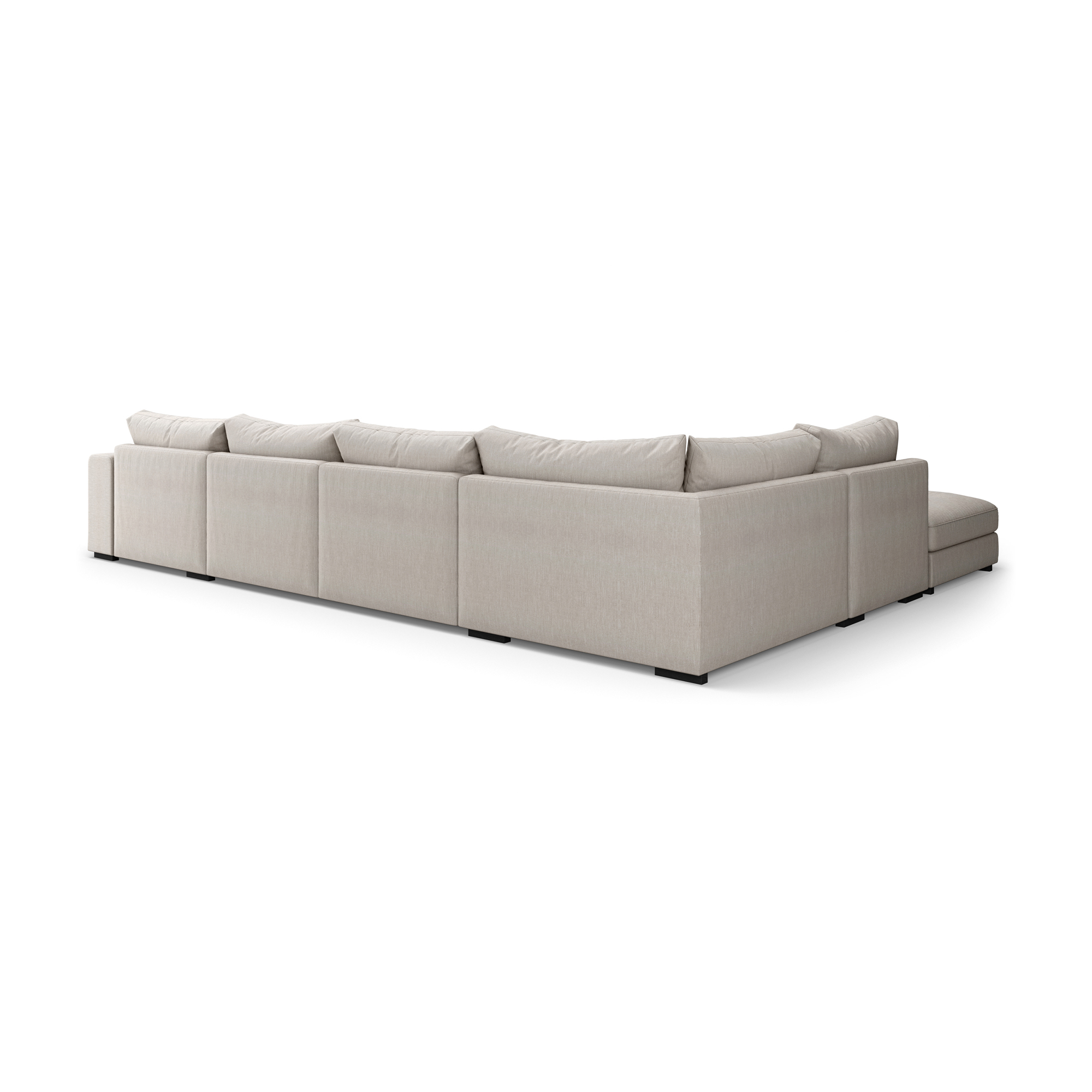 5-sitssoffa Scandinavian Choice Dubai U-formad med Schäslong och Divan 432 cm