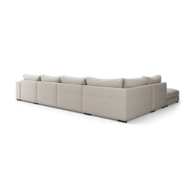 5-sitssoffa Scandinavian Choice Dubai U-formad med Schäslong och Divan 432 cm