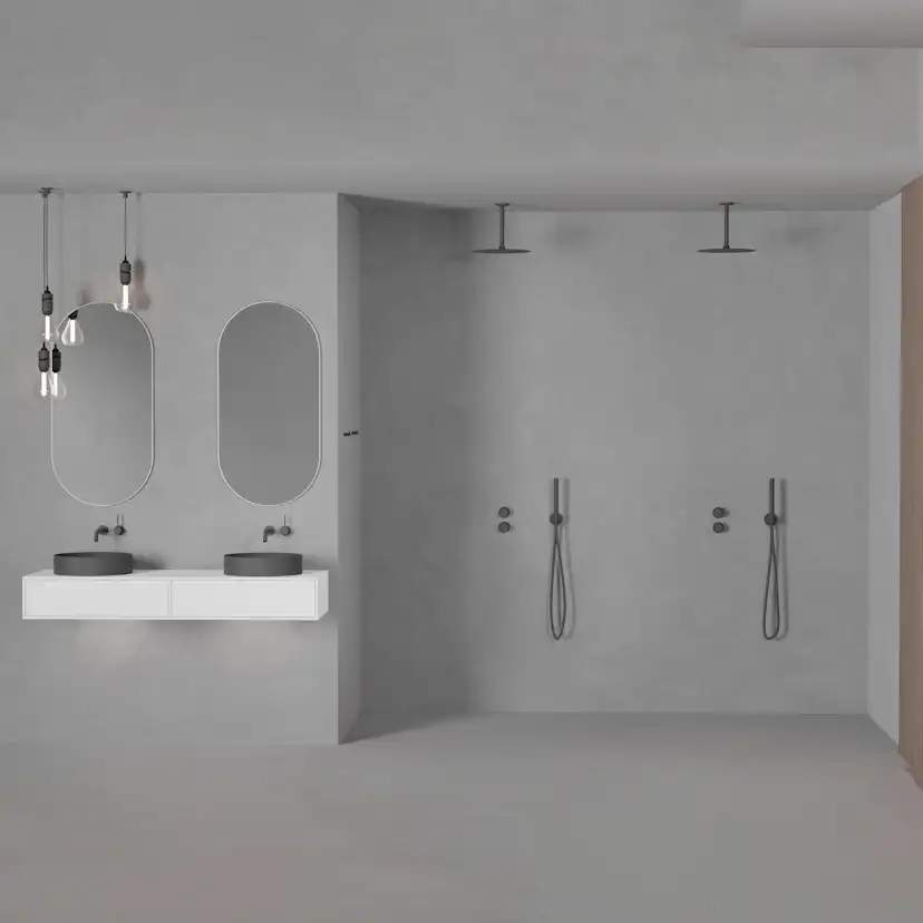 Tvättställsblandare Scandtap Steel Harmonized 1 för Inbyggnad