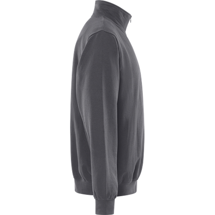 SWEATSHIRT KORT ZIP 1737 SWB Färg: Mörkgrå, Storlek: XS