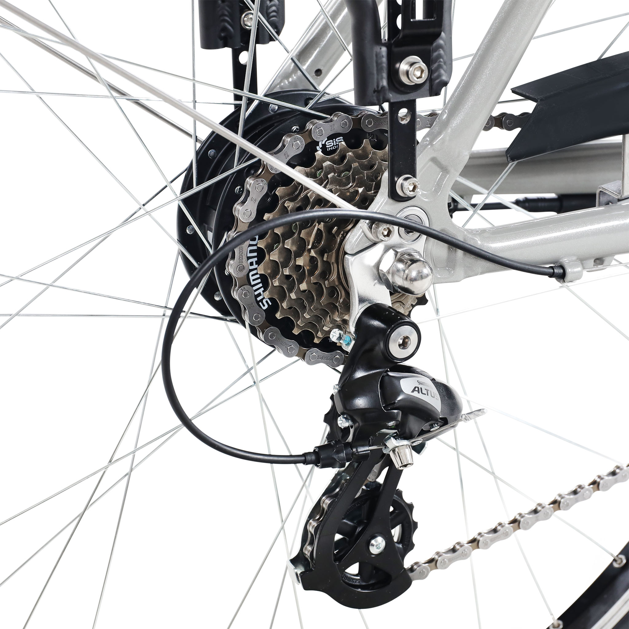 Elcykel Lyfco Dam 28" - Ellen 13 Ah Silver