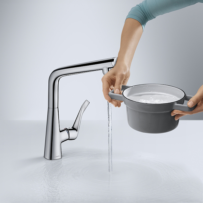 Köksblandare Hansgrohe Metris utan Diskmaskinsavstängning Krom