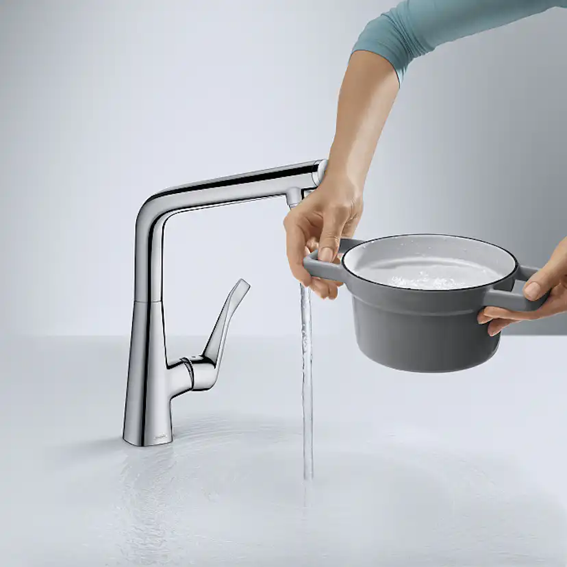Köksblandare Hansgrohe Metris utan Diskmaskinsavstängning Krom