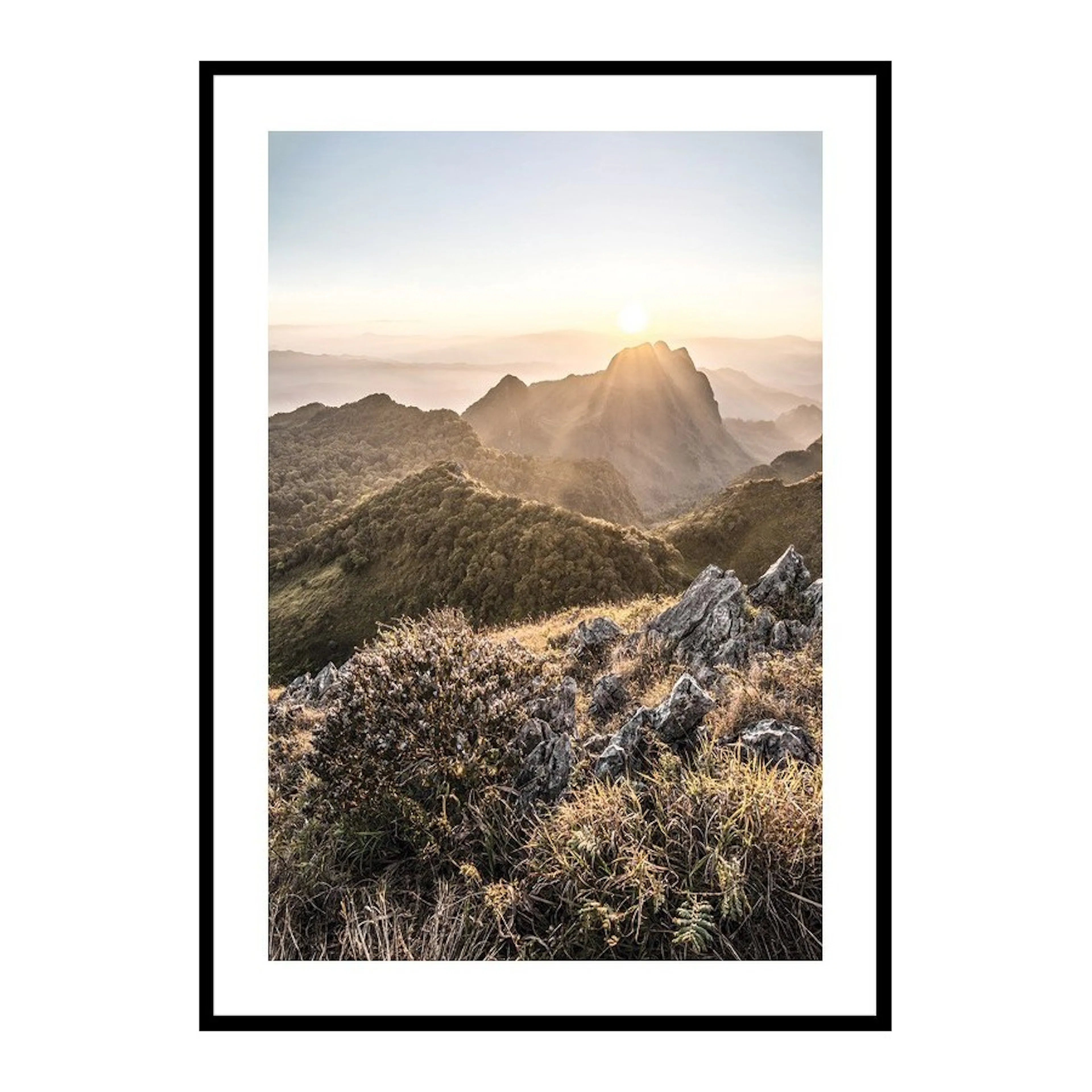 Poster Gallerix Sunset On The Summit