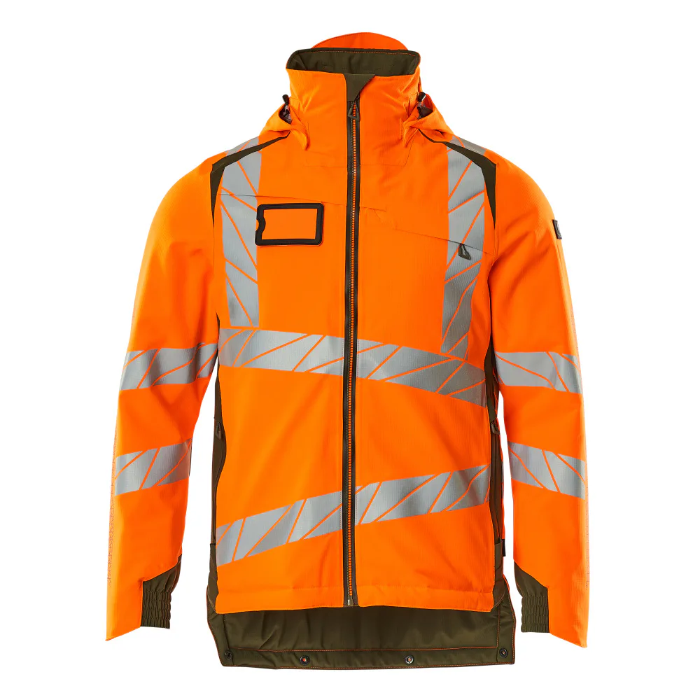 Orange/Mossgrön