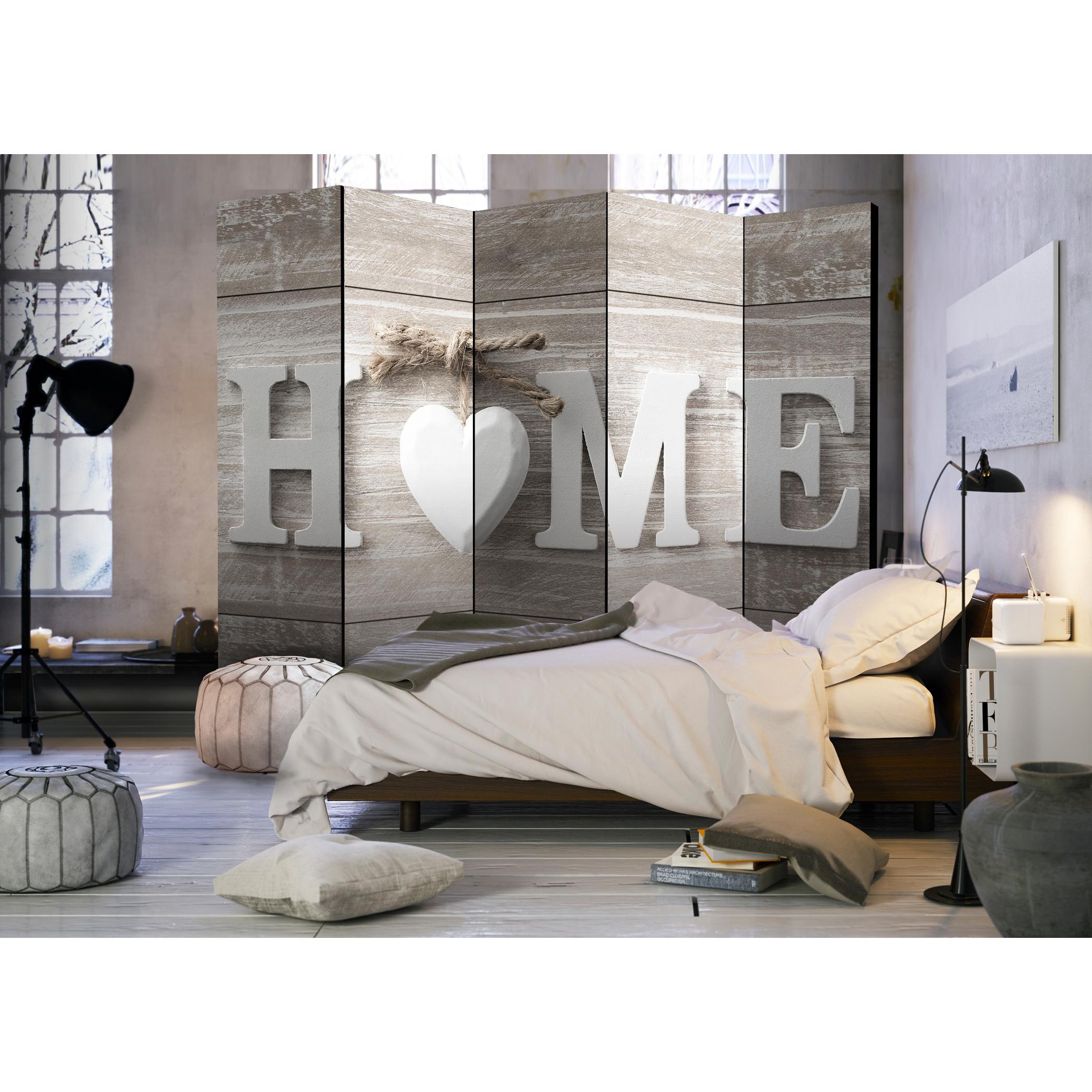 Rumsavdelare Skärmvägg Arkiio Home and heart 225x172 cm