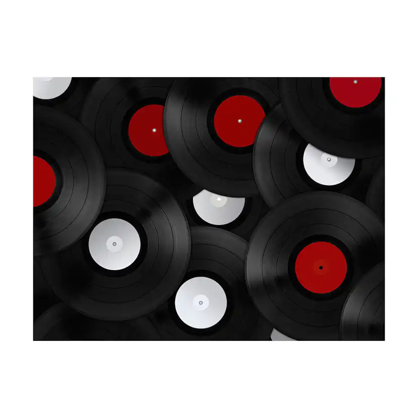 Vinyler: Retro 350x270 Storlek: 350x270 cm