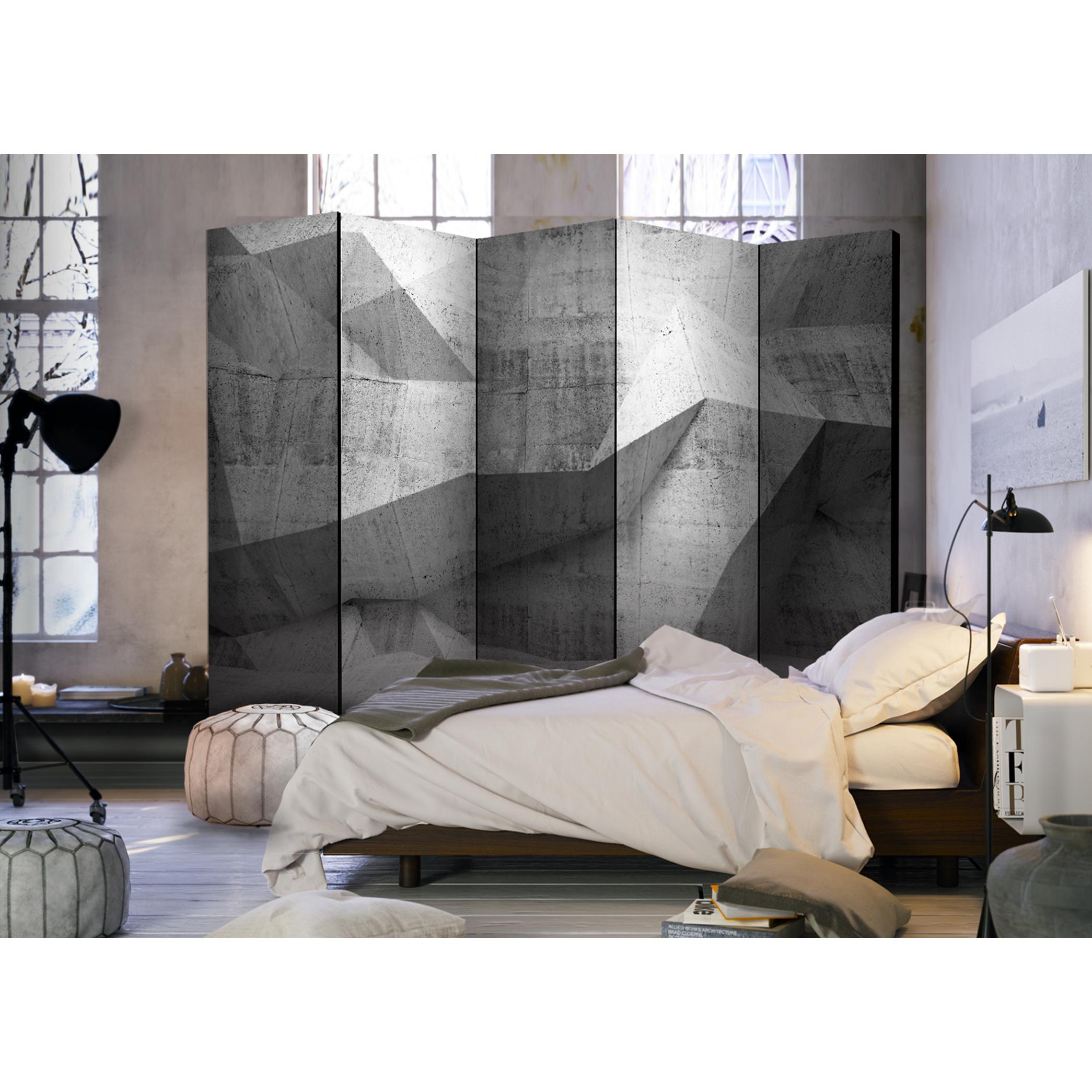 Rumsavdelare Skärmvägg Arkiio Concrete Geometry II 225x172 cm