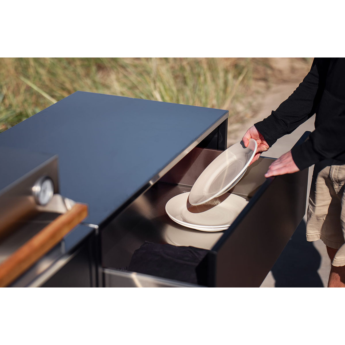 Lådmodul Skeldervik Stainless Countertop