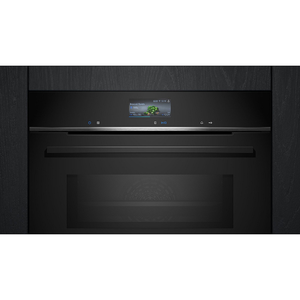 Ugn och Mikro Siemens iQ700 HM736G1B1 + CD714GXB1 Kombiugn Med Touchdisplay och Röststyrning