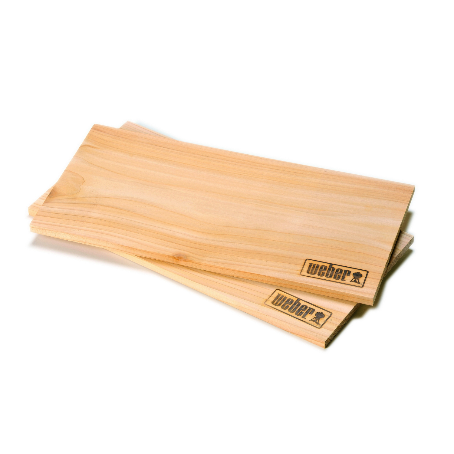 Rökplanka Weber Cederträ Stor 2-pack