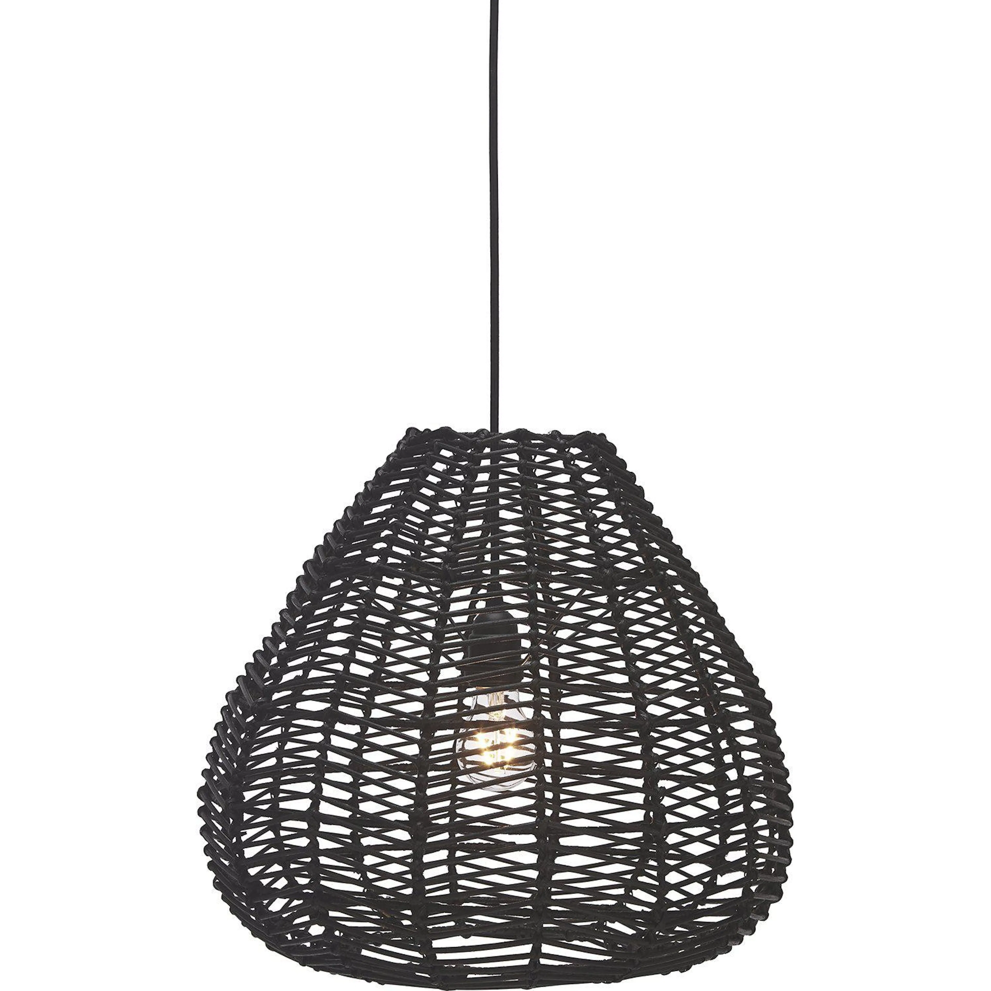 Adelle Taklampa Svart 43cm Svart, Bredd: 430 mm