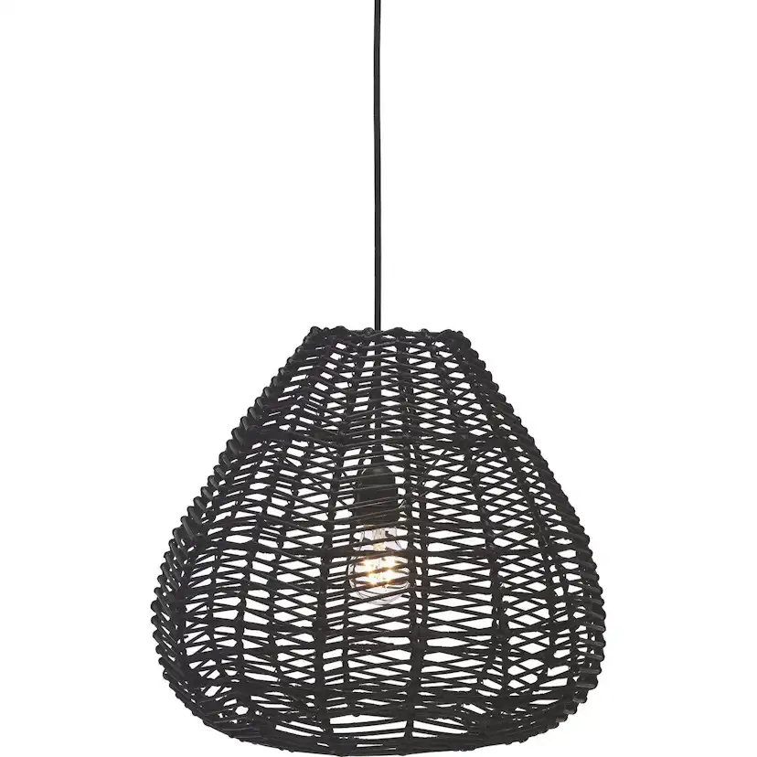 Adelle Taklampa Svart 43cm Svart, Bredd: 430 mm