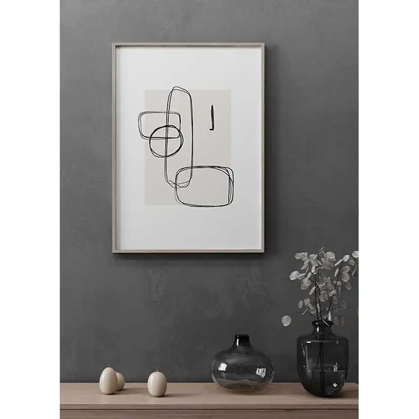Poster Gallerix Abstract Brushed No1