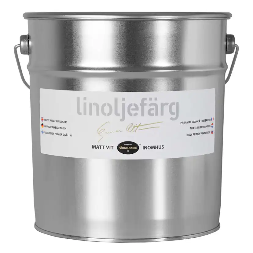 Linoljefärg Ottosson Matt Vit