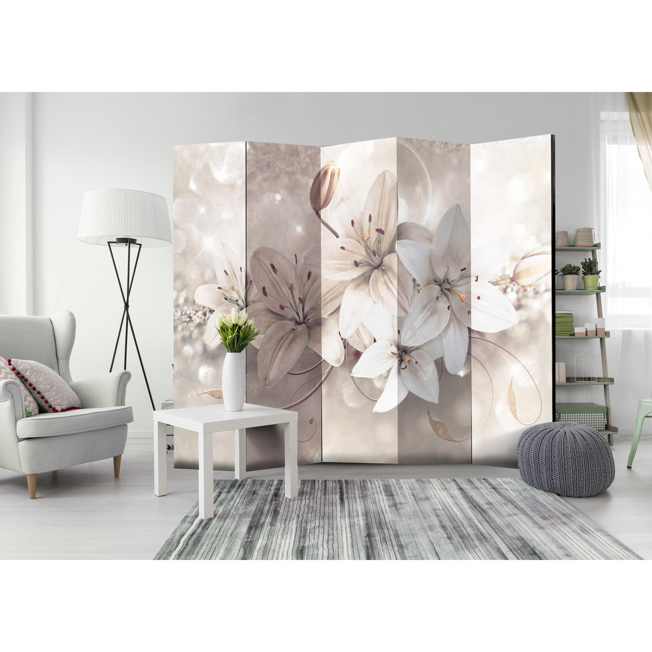 Rumsavdelare Skärmvägg Arkiio Diamond Lilies II 225x172 cm