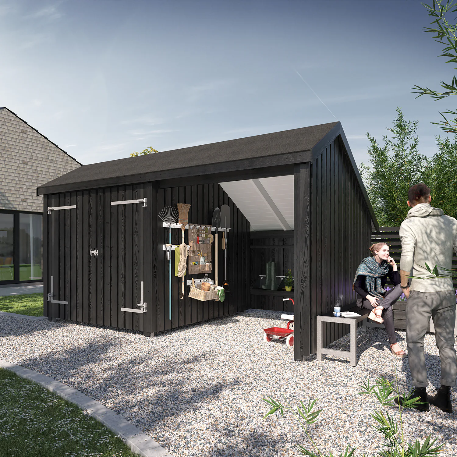 Bod PLUS Multi Trädgårdshus 10,5 m²