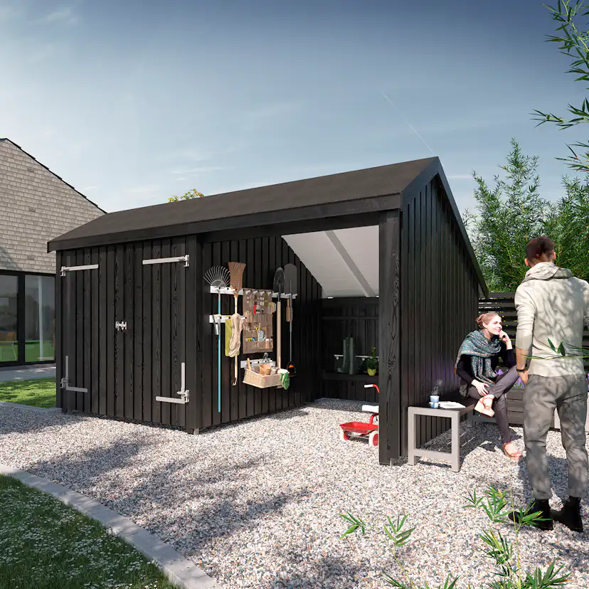 Bod PLUS Multi Trädgårdshus 10,5 m²