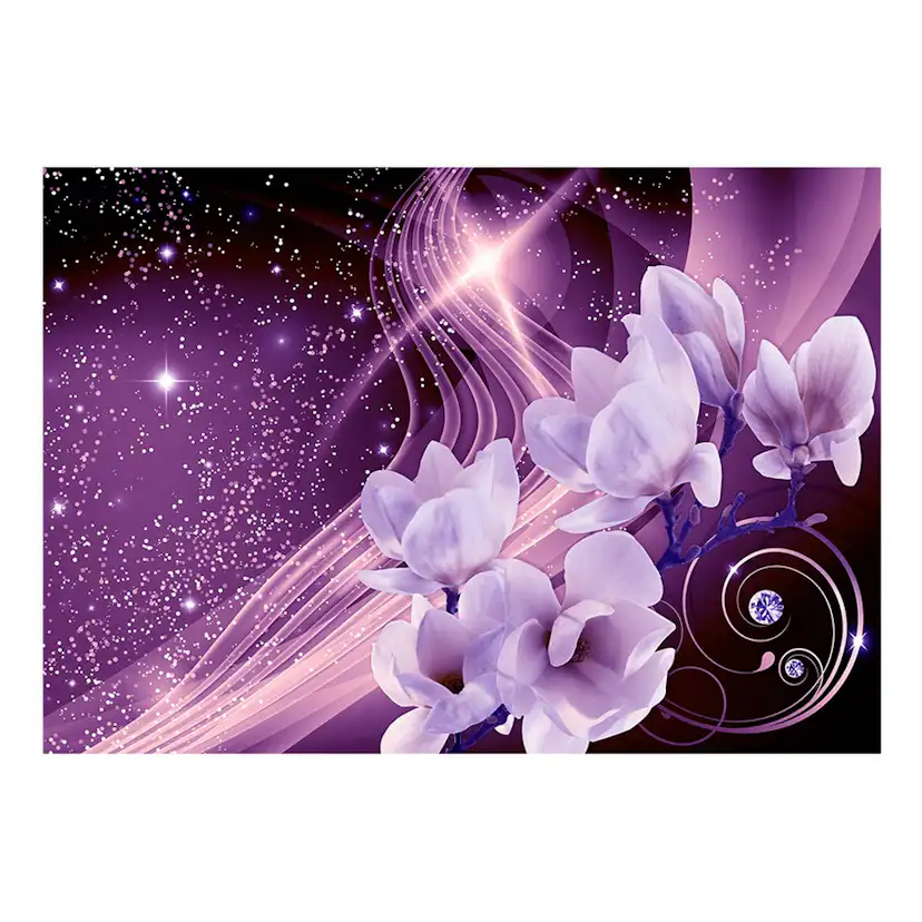 Fototapet Arkiio Självhäftande Purple Milky Way