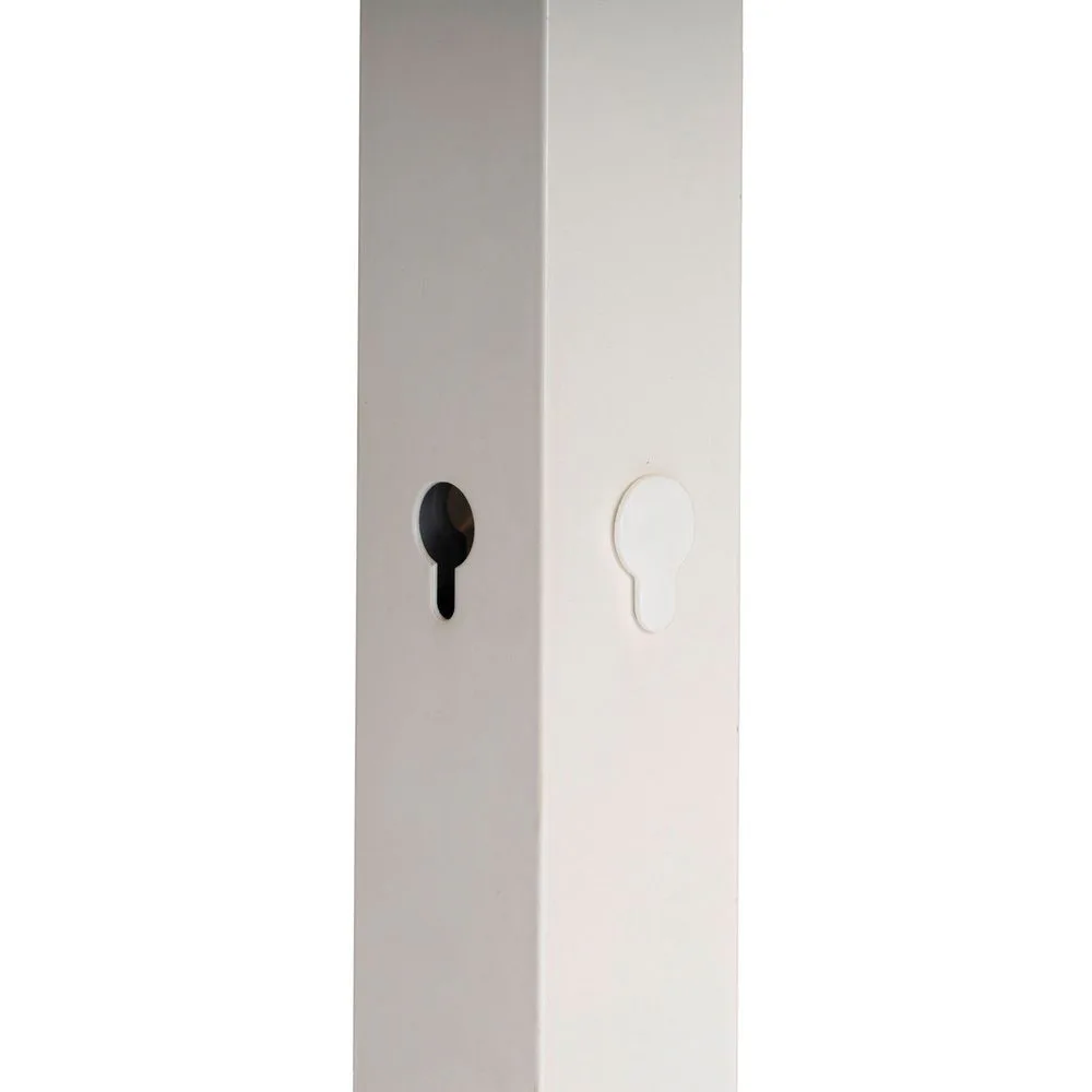 Aluminium stolpe RAND 170 cm vit H: 170 cm