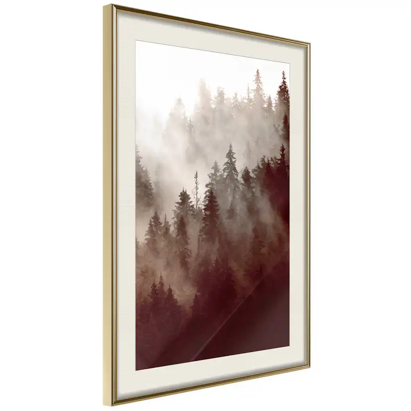Poster Artgeist Affisch Brown Forest
