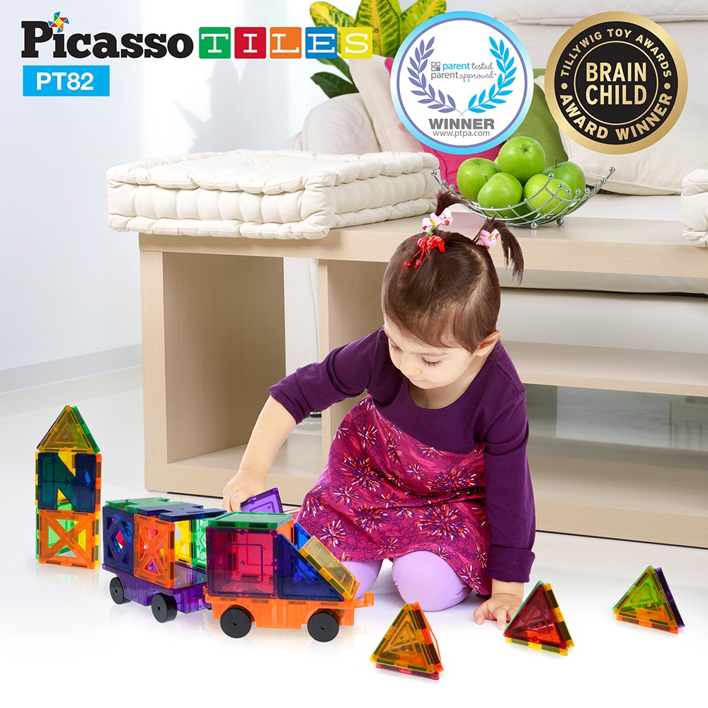 Magnetplattor Picasso Tiles 82 bitar
