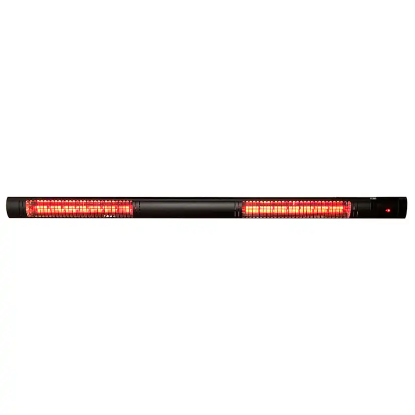 Gasolvärmare HEAT1 3000W Svart Dubbel Terrassvärmare för Uterum & Utomhusmiljö