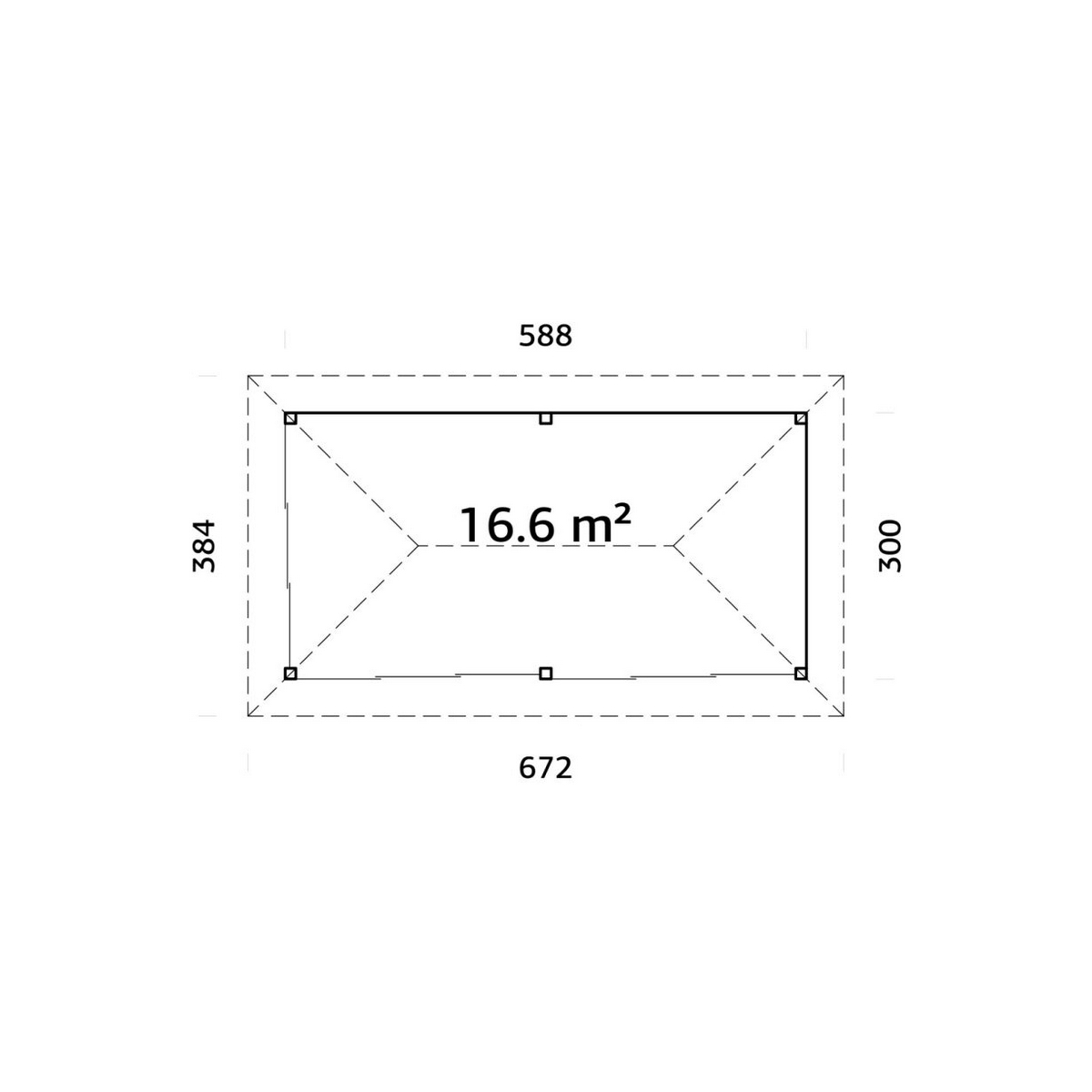 Uterum Palmako Bianca 16,6 m2 Set 202 Slide