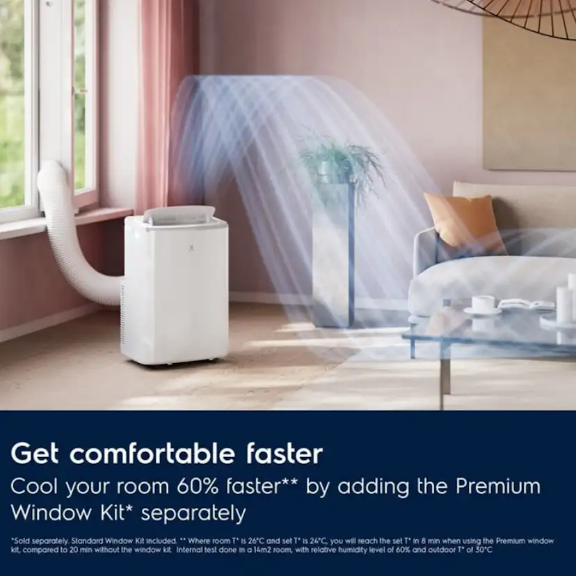 Luftkylare Electrolux Comfort 600 EXP34U339CW Portabel AC
