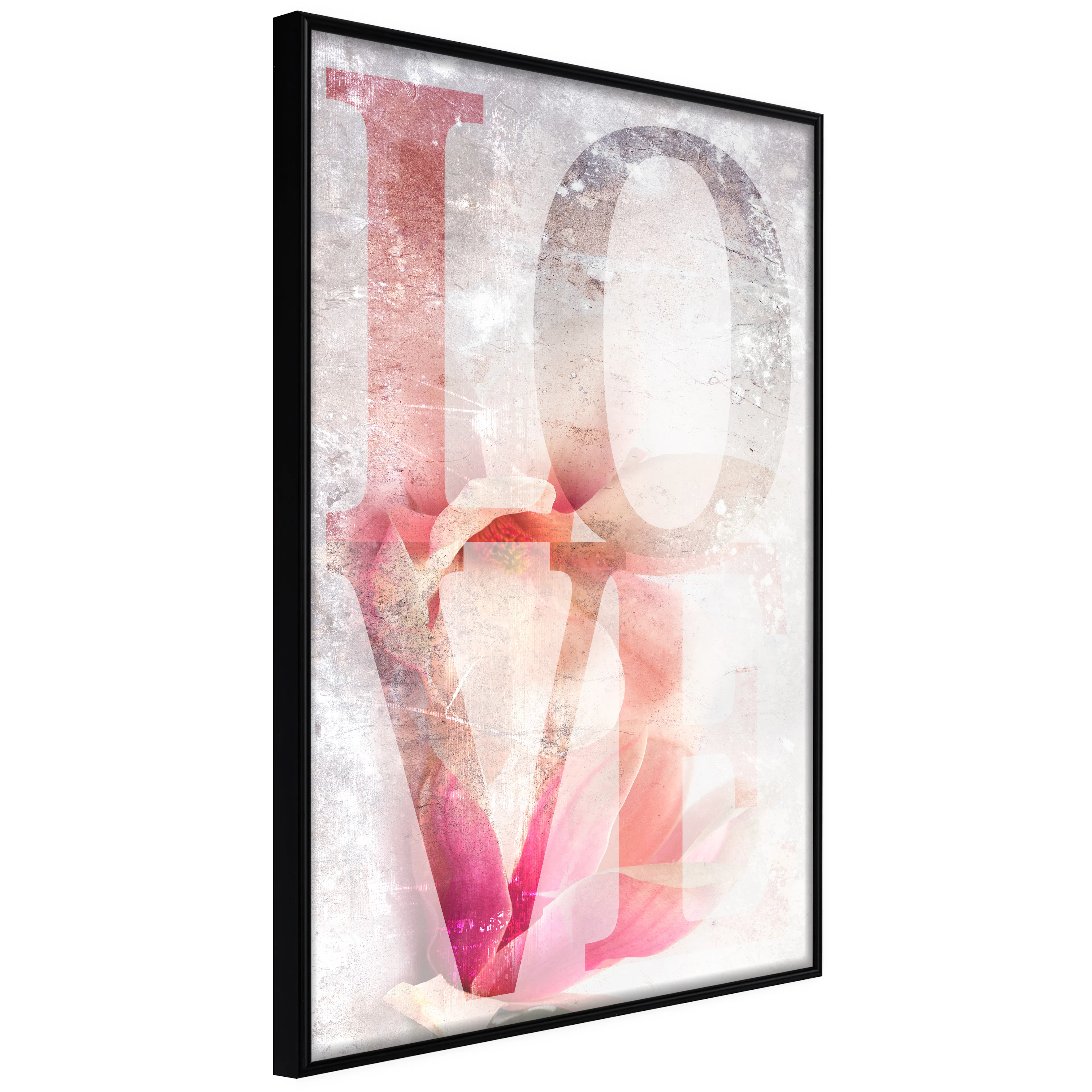 Affisch - Magnolia Love [Poster] 20x30 Svart ram, 20x30 cm