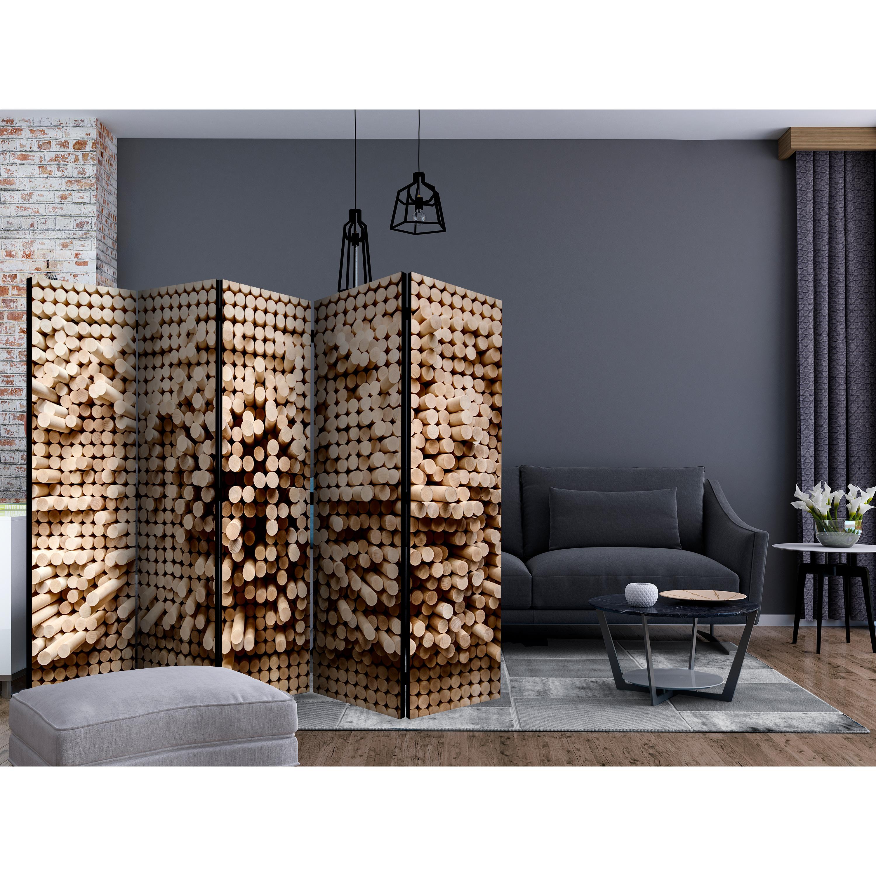 Rumsavdelare Skärmvägg Arkiio Stick Puzzle II 225x172 cm