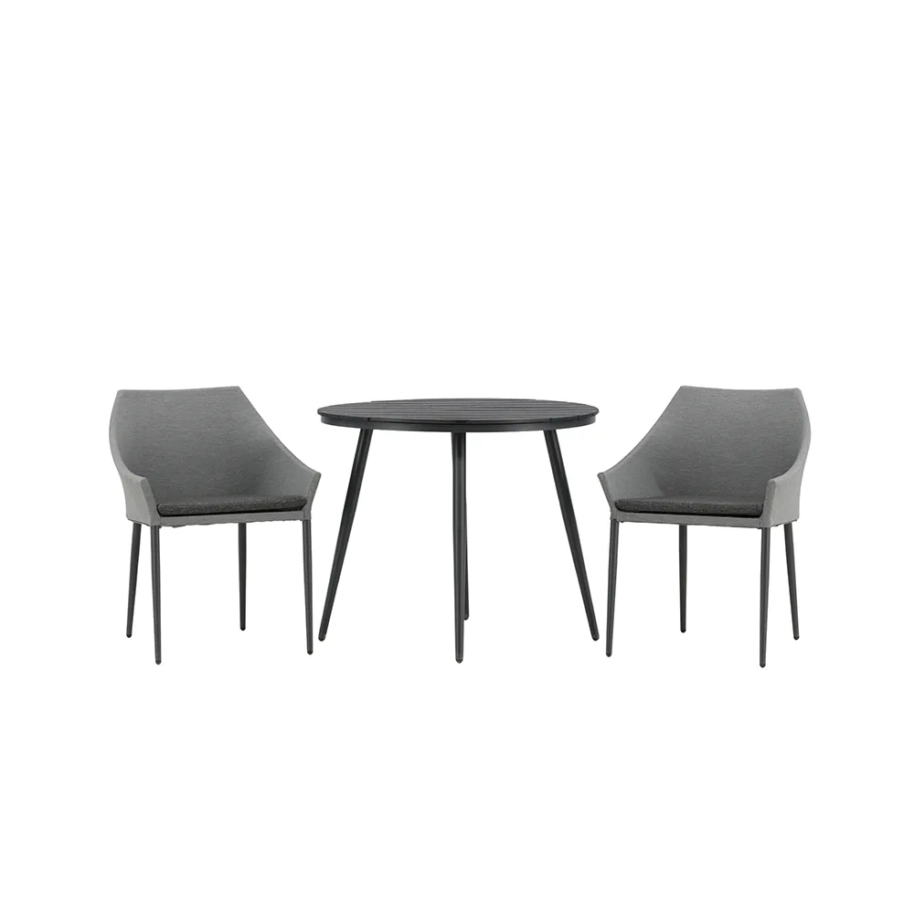 Cafégrupp Venture Home Break Ø90 cm med 2 Spoga Stolar