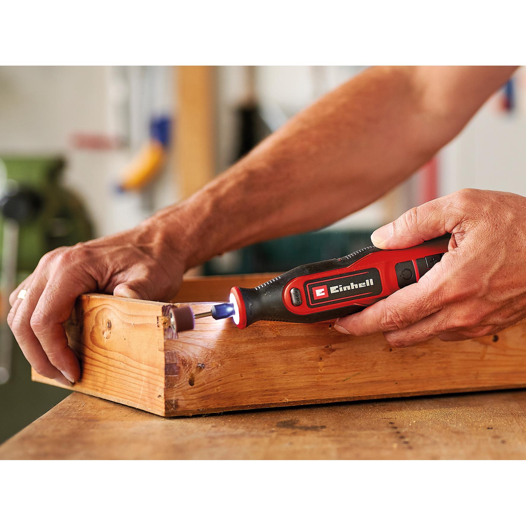 Slip- och Graveringsverktyg Einhell TE-MT 7,2 Li Sladdlös utan Batteri