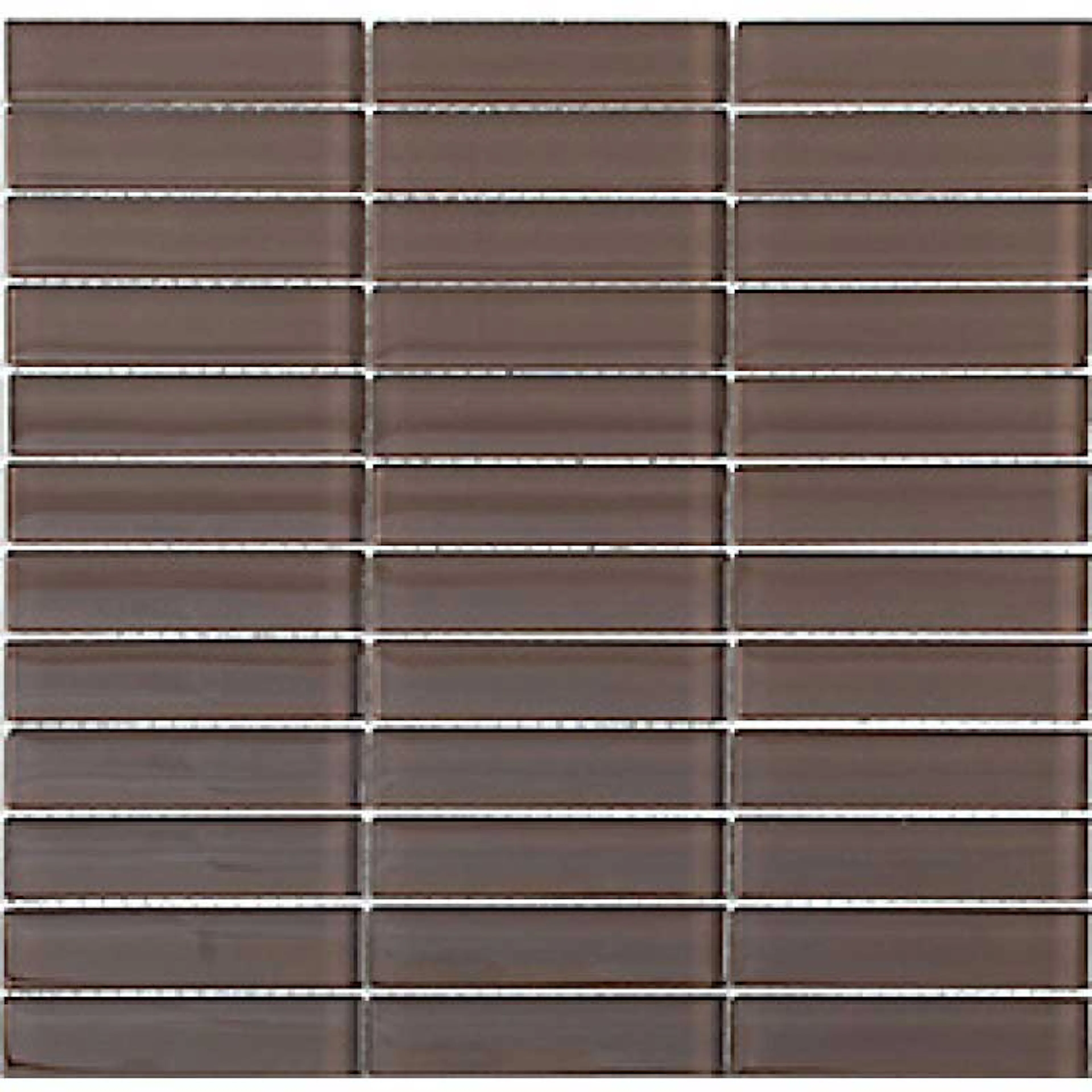 Kristallmosaik Arredo Blank Brun 30x30 cm